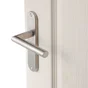 2 poignées de porte Sara sans trou INSPIRE, inox entraxe 165 mm