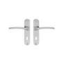 2 poignées de porte Marion trou de clé INSPIRE, inox entraxe 165 mm
