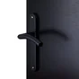 2 poignées de porte Margaud sans trou INSPIRE, inox entraxe 195 mm