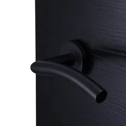 2 poignées sur rosace Margaud INSPIRE, inox mat inoxydable noir mat