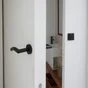 2 poignées sur rosace Margaud INSPIRE, inox mat inoxydable noir mat