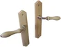 2 Poignées De Porte Bois Sans Trou, Bois Entraxe 195 Mm
