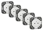 Lot De 5 Prises Avec Terre Dooxie, Legrand, Blanc