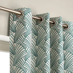 Rideau Tamisant, Ardeco Vert L.135 X H.250 Cm Linder