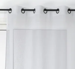 Voilage Tamisant, Micao Blanc L.145 X H.240 Cm