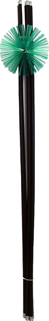 Kit de ramonage DMO - Canne 7 m, hérisson synthétique D200mm