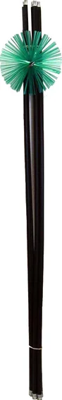 Kit de ramonage DMO - Canne 7 m, hérisson synthétique D200mm