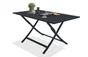 Table de jardin de repas DCB GARDEN Marius rectangulaire gris anth 4/6 pers