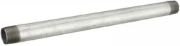 Tube d'alimentation en acier galvanisé, diam. 21 mm, en barre de 0.5 m