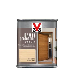 Vernis bois extérieur V33 Haute Protection incolore brillant 0.25 L