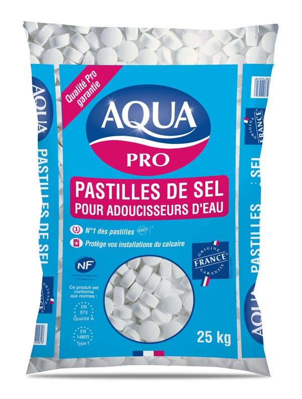 Sel pour adoucisseur, AQUA, 25 kg
