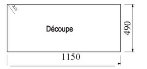 Evier à encastrer 2 bacs avec égouttoir, granit et résine, noir Roxana