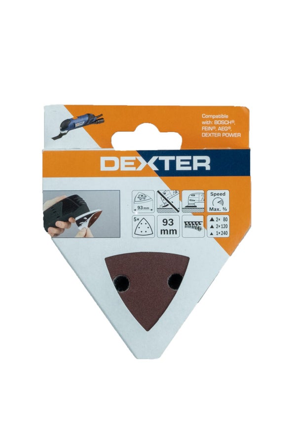 Plateau De Ponçage Delta Dexter + 5 Feuilles Abrasives Starlock