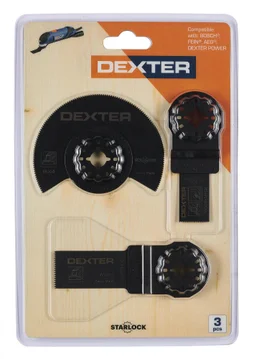 Set De 3 Accessoires Dexter Pour Bois Tendre/Métal Starlock
