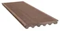 Lame de terrasse premium 3000x180x21mm composite brun fonce