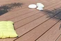 Lame de terrasse premium 3000x150x21 composite brun fonce