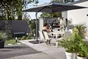 Lame de terrasse luxia 2400x145x22mm composite gris argent