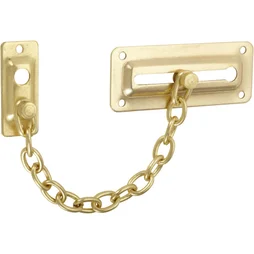 Entrebâilleur De Porte Acier Doré, Thirard