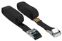 Sangle à griffes largeur 25mm x longueur 2.5m noir 125 kg, STANDERS lot de 2