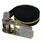 Sangle à cliquet largeur 25mm x longueur 5m noir 125kg, STANDERS