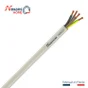 Câble Électrique 4 G 1.5 Mm² Ho5Vvf L.10 M, Blanc
