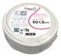 Câble Électrique 5 G 1.5 Mm² Ho5Vvf L.10 M, Blanc