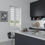 Store Enrouleur Jour / Nuit, Gris Clair Authentic, L.40 X H.160 Cm