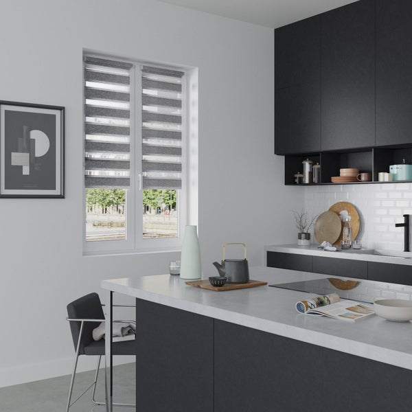 Store Enrouleur Jour / Nuit, Anthracite Authentic, L.45 X H.160 Cm
