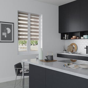 Store Enrouleur Jour / Nuit, Taupe Authentic, L.45 X H.160 Cm