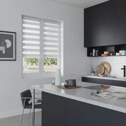 Store Enrouleur Jour / Nuit, Gris Clair Authentic, L.55 X H.160 Cm