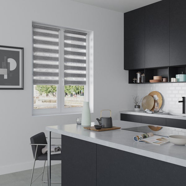 Store Enrouleur Jour / Nuit, Anthracite Authentic, L.55 X H.160 Cm