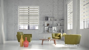Store Enrouleur Jour / Nuit, Blanc Authentic, L.65 X H.160 Cm