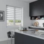 Store Enrouleur Jour / Nuit, Gris Clair Authentic, L.65 X H.160 Cm