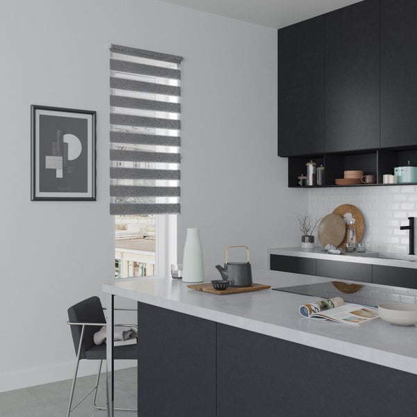 Store Enrouleur Jour / Nuit, Anthracite Authentic, L.70 X H.190 Cm