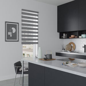 Store Enrouleur Jour / Nuit, Anthracite Authentic, L.80 X H.190 Cm