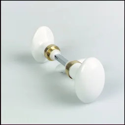 Lot De 2 Boutons De Porte Laiton