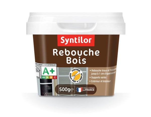 Rebouche Bois, SYNTILOR, 500 g gris clair