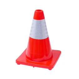 Cône De Signalisation Plastique Standers, Orange