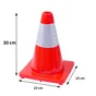 Cône De Signalisation Plastique Standers, Orange