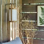 Equerre Multiplis en bois brut naturel, H.15 x P.20 cm