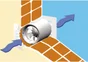 Aérateur extracteur intercalé à interrupteur S&P SILENTUB 200 120 mm