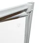 Porte de douche sérigraphié blanc 80 cm, ESSENTIAL