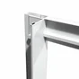 Porte De Douche Coulissante Sérigraphié, Blanc 100 Cm, Essential