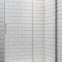 Porte de douche coulissante transparente chromé 100 cm, REMIX