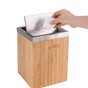 Poubelle de salle de bains 5 l bambou SENSEA Bamboo