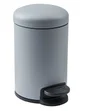 Poubelle de salle de bains 3.0 l gris granit SENSEA Easy