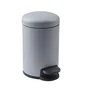 Poubelle de salle de bains 3.0 l gris granit SENSEA Easy