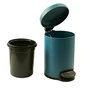 Poubelle de salle de bains 3.0 l bleu SENSEA Easy