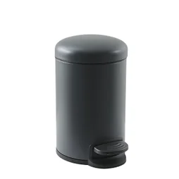 Poubelle de salle de bains 3 l gris SENSEA Easy