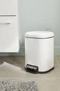 Poubelle de salle de bains 6L blanche SENSEA Remix